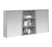 vidaXL Ensemble de Meubles de Salle de Bain 3 pcs 126 x 16 x 62.5 cm, Rangement élégant pour Salle de Bain, Ensemble Modern, étagères murales stylées, Meubles contemporains, Accessoires Luxe
