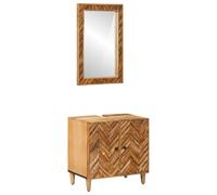 vidaXL Ensemble de Meubles de Salle de Bain Montage mural 2 pcs