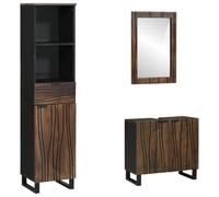 vidaXL Ensemble de meubles de salon - Rangement rustique pour votre maison, idéal pour une ferme ou la salle de bain. Fabriqué en bois pour l'intérieur.