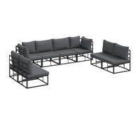 vidaXL Ensemble de Meubles d'extérieur : Banquette modulable pour Ton Patio - détente Tout Temps pour Une Ambiance Moderne
