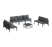 Vidaxl Ensemble De Canapé De Jardin 8 Pcs Anthracite Acier