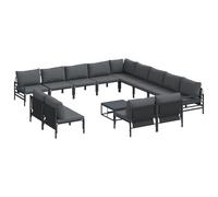 vidaXL Ensemble de Meubles d'extérieur pour Le Jardin, la terrasse ou Le Balcon - Idéal pour Ton Jardin, ta terrasse, ta véranda ou Ton Balcon.
