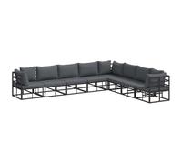 vidaXL Ensemble de Meubles d'extérieur pour Le Jardin, la terrasse ou Le Patio. Il résiste aux intempéries et il est Top pour l'extérieur. Tu Peux Le Personnaliser à ta manière, et il a Un Style Mode