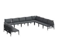 vidaXL Ensemble de Meubles d'extérieur - Top pour ta terrasse ou Ton Jardin ! Ce Set Confortable inclut des chaises Longues et Une Table, idéal pour Chiller ou dîner. Profite d'un Moment Relax dans t
