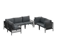 vidaXL Ensemble de Meubles d'extérieur - Une Super Collection pour Votre Patio. Idéal pour Vous détendre sur Votre terrasse ou Juste traîner dans Le Jardin. C'est Un Super canapé pour papoter, Manger