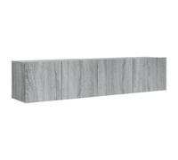 vidaXL Ensemble de meubles TV 2 pcs Sonoma gris Bois d'ingénierie