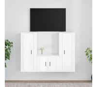 Ensemble de Meubles TV Armoire Télé Intérieur 3 pcs Bois d'Ingénierie vidaXL