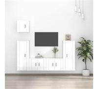 Ensemble de Meubles TV Armoires Salon 5 pcs Blanc Bois d'Ingénierie vidaXL