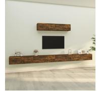 vidaXL Ensemble de meubles TV 6 pcs Chêne fumé Bois d'ingénierie 3114611
