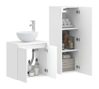 vidaXL Ensemble de mobilier de Salle de Bain 2 pc Blanc