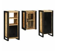 Vidaxl Ensemble De Mobilier De Salle De Bain Montage Mural 3 Pcs