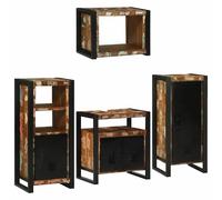 Vidaxl Ensemble De Mobilier De Salle De Bain Montage Mural 4 Pcs