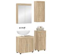 vidaXL Ensemble de mobilier de salle de bain TULUM Chêne Sonoma
