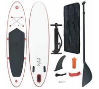 Ensemble de planches SUP gonflables rouge et blanc Rouge G