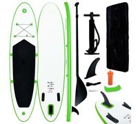 Vidaxl Ensemble De Planches Sup Gonflables Vert Et Blanc