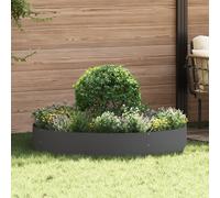 vidaXL Ensemble de pots noirs Noir Métal Grand Durable Pots en métal