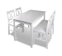 vidaXL Ensemble de Salle à Manger 5 pcs Mobilier à Dîner Cuisine Repas Maison