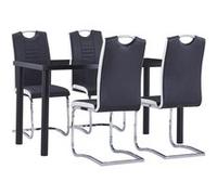 vidaXL Ensemble de Salle à Manger 5 pcs Table et Chaises de Repas Mobilier à Dîner Meubles de Cuisine Restaurant Maison 3053026