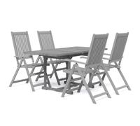 Vidaxl Ensemble De Salle À Manger De Jardin 5 Pcs Bois D'acacia Massif