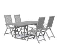 Ensemble de Salle à Manger de Jardin 5 pcs Mobilier à Dîner de Terrasse Table et Chaises de Repas Salon de Jardin 3079647