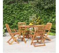 vidaXL Ensemble de salle à manger de jardin 5 pcs Bois d'acacia solide
