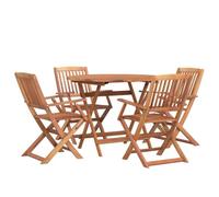 Vidaxl Ensemble De Salle À Manger De Jardin 5 Pcs Bois D'acacia Solide