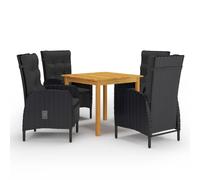 Ensemble de Salle à Manger de Jardin 3 pcs Gris Mobilier Dîner Terrasse vidaXL