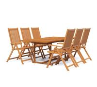 7-delige Tuinset massief acaciahout3079638