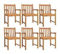 Vidaxl Ensemble De Salle À Manger De Jardin 7 Pcs Bois D'acacia Solide