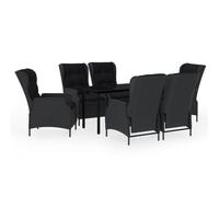 Ensemble de Salle à Manger Jardin Multicolore Multi-taille 3/5/7/9 pcs vidaXL