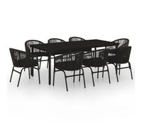 Ensemble de Salle à Manger de Jardin 5 pcs Marron Mobilier Dîner Patio vidaXL