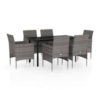 Mobilier de Salle à Manger de Jardin et Coussins Dîner Multi-modèle vidaXL