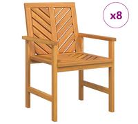 Vidaxl Ensemble De Salle À Manger Pour Jardin 8 Pcs Marron Standard
