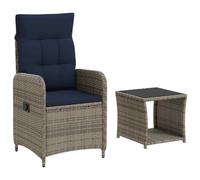 vidaXL Ensemble de Salon de Jardin 2 pc