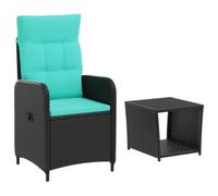 vidaXL Ensemble de Salon de Jardin 2 pc