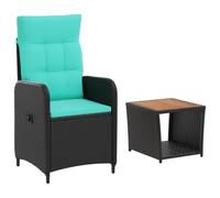 vidaXL Ensemble de Salon de Jardin 2 pc