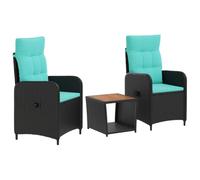 vidaXL Ensemble de Salon de Jardin 3 pc
