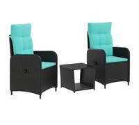 vidaXL Ensemble de Salon de Jardin 3 pc