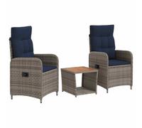 vidaXL Ensemble de Salon de Jardin 3 pc