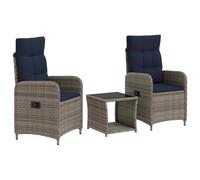 vidaXL Ensemble de Salon de Jardin 3 pc