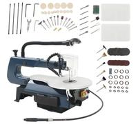 vidaXL Ensemble de scie à chantourner – 108 pièces, 125 W, 252 mm