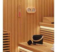 vidaXL Ensemble de seau de sauna 4 pcs Noir 8.5 x 8 x 4.5 cm Aluminium