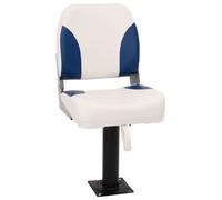 Vidaxl Ensemble De Sièges De Bateau Pliables 2 Pcs Bleu Et Blanc