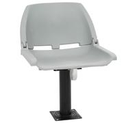 Vidaxl Ensemble De Sièges De Bateau Pliables 2 Pcs Sans Coussin Gris