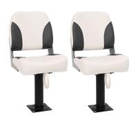 Vidaxl Ensemble De Sièges De Bateau Pliables Lot De 4 Dossier Bas