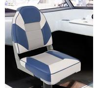 vidaXL Ensemble de sièges de Bateau Pliables Lot de 4 Dossier Haut, Chaise de Bateau, siège de Bateau Capitaine, Chaise de Bateau Pliable