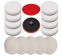 vidaXL Ensemble de tampons de polissage 14 pcs 180 mm