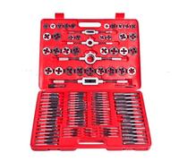 vidaXL Ensemble de tarauds et filières 111 pcs