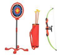 vidaXL Ensemble de tir à l'arc et flèches 80361 – Avec cible et pointes à ventouse pour enfants