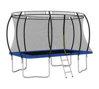 Vidaxl Ensemble De Trampoline Rectangulaire 335x244x90 Cm 150 Kg